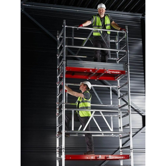 MiTower+ Plus Two Person Quick Build Scaffold Towers (2m - 6m Platform)