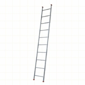 LFI TuFF Steel 11 Rung Single Section Industrial Pole Ladder (3.5m)