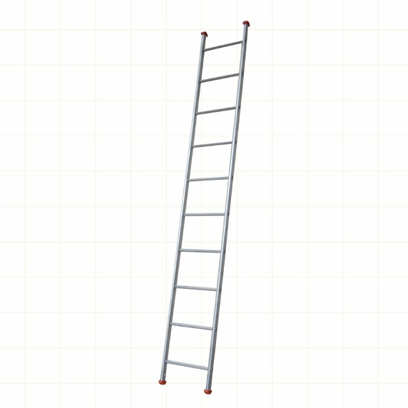 LFI TuFF Steel 20 Rung Single Section Industrial Pole Ladder (6m)