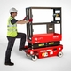 Pop Up IQ LIFT PRO 10 Push Around Scissor Lift