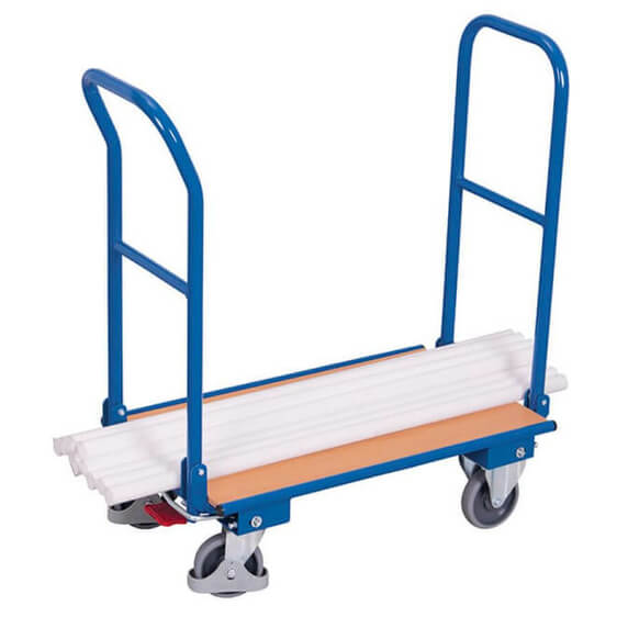 Variofit Platform Trolley with Two Folding Handlebars - 250kg