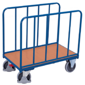 Variofit Heavy Duty Platform Trolley with Two Steel Side Supports - 500kg