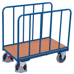 Variofit Heavy Duty Platform Trolley with Two Steel Side Supports - 500kg