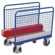 Variofit Heavy Duty Platform Trolley with Two Mesh Side Supports - 500kg