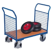 Variofit Platform Trolley with Double Mesh End Panels - 500kg