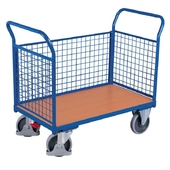 Variofit Three-Sided Platform Trolley - 500kg