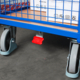 Variofit Box Trolley with Mesh Panels & Drop Down Side - 500kg