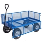 Industrial Turntable Truck with 1200 x 600mm Mesh Platform & Sides - 400kg