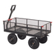 Heavy Duty Turntable Truck with 1000 x 600mm Mesh Platform & Removable Sides - 450kg