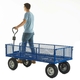 Industrial Turntable Truck with 1500 x 750mm Mesh Platform & Sides - 500kg