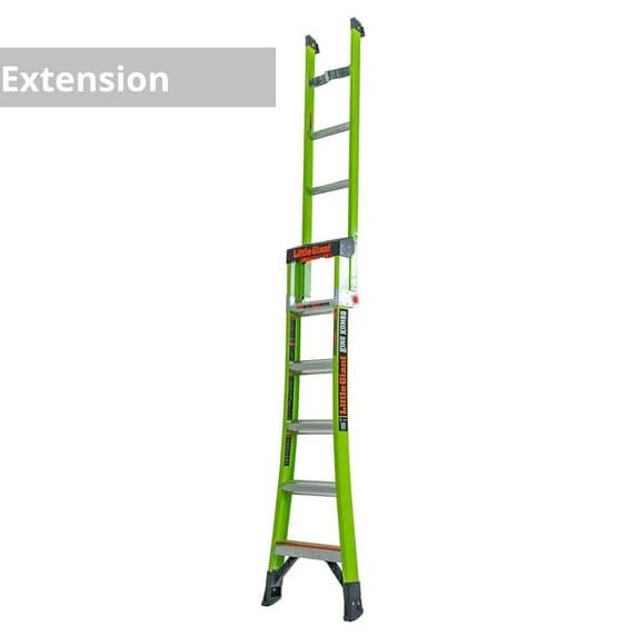 Little Giant King Kombo 5 Tread Industrial Fibreglass Combination Ladder (5+4 Rung - 2.9m)