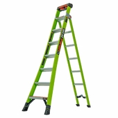 Little Giant King Kombo 8 Tread Industrial Fibreglass Combination Ladder (8+6 Rung - 4.2m)