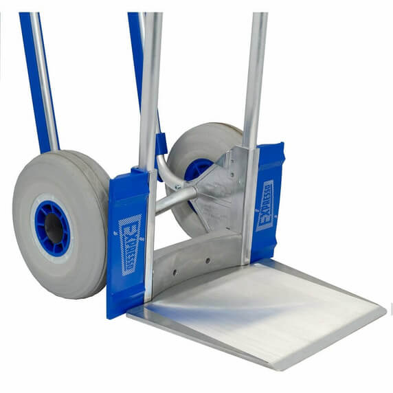 Expresso Heavy Duty Aluminium Sack Truck with Dog Ear Handles & Puncture-Proof Wheels - 300kg