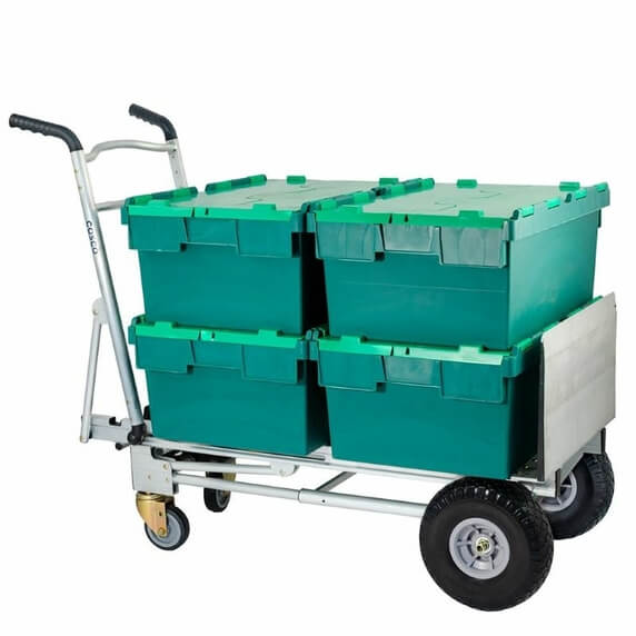 Cosco 3-in-1 Aluminium Hand Truck with Puncture Proof Wheels - 350kg