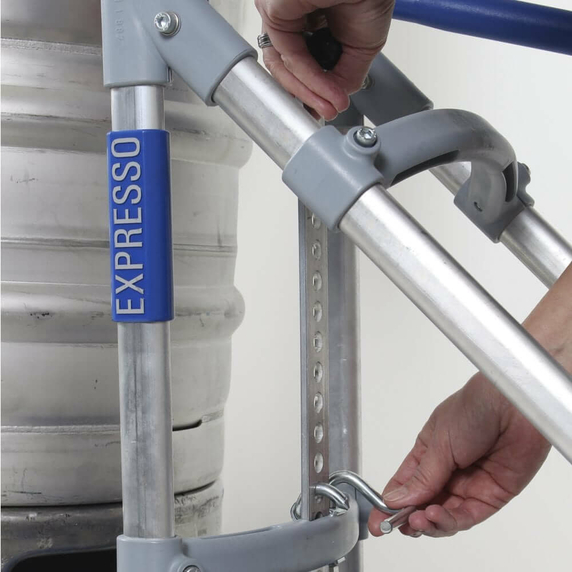 Expresso Keg Trolley Aluminium Sack Truck - 200kg