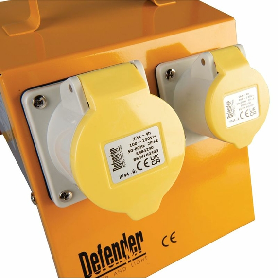 Defender 4-Way Splitter Box - 2 x 16A & 2 x 32A 110V