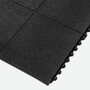 Blue Diamond Cushion Link Solid Top 100% Nitrile Floor Mat