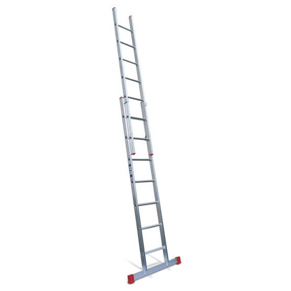 Lyte NBD225 EN131-2 Non-Professional Double Section Extension Ladder (2x7 Rung - 3.3m)