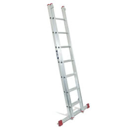 Lyte NBD225 EN131-2 Non-Professional Double Section Extension Ladder (2x7 Rung - 3.3m)