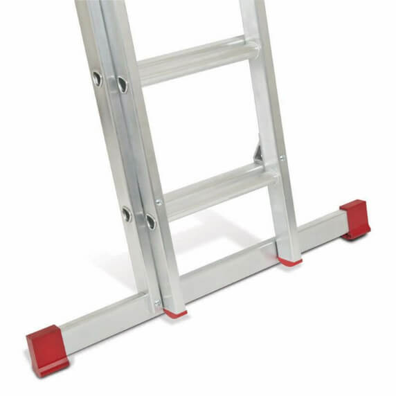 Lyte NBD230 EN131-2 Non-Professional Double Section Extension Ladder (2x9 Rung - 5.5m)