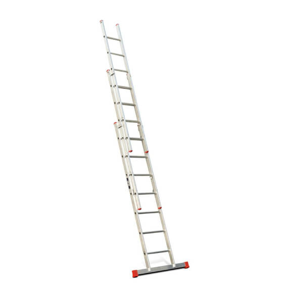 Lyte NBD325 EN131-2 Non-Professional Triple Section Extension Ladder (3x7 Rung - 4.5m)