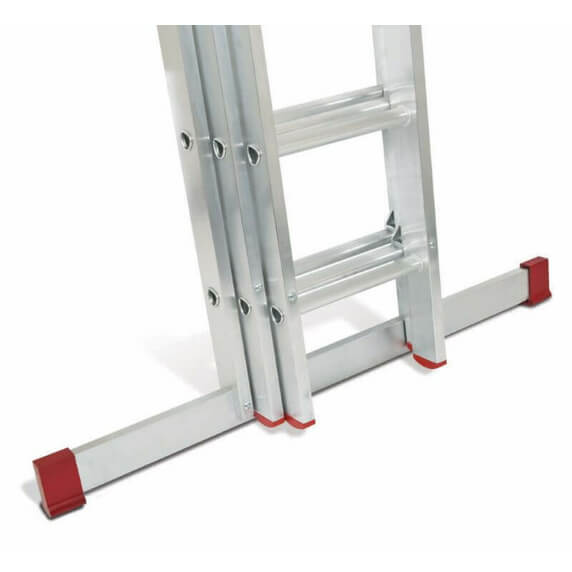 Lyte NBD325 EN131-2 Non-Professional Triple Section Extension Ladder (3x7 Rung - 4.5m)