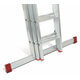 Lyte NBD325 EN131-2 Non-Professional Triple Section Extension Ladder (3x7 Rung - 4.5m)