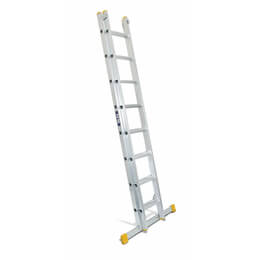 Lyte NELT225 EN131-2 Professional Double Section Extension Ladder (2x8 Rung - 3.8m)