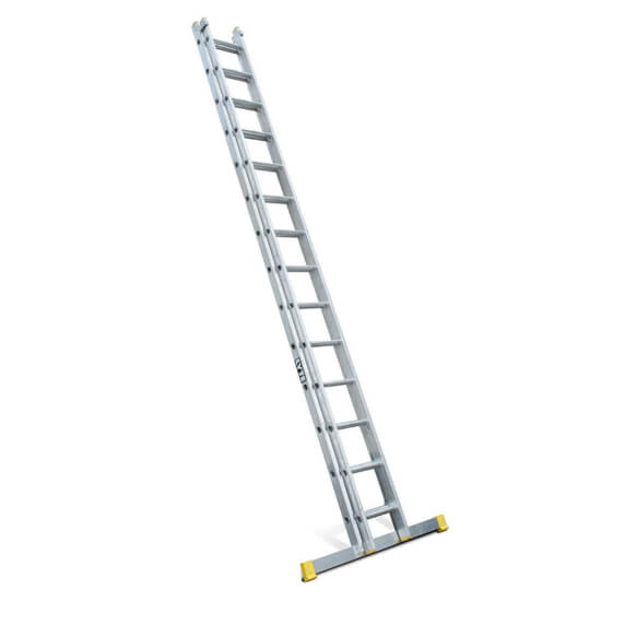 Lyte NELT240 EN131-2 Professional Double Section Extension Ladder (2x14 Rung - 7m)