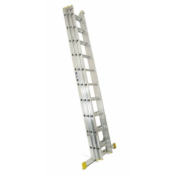 Lyte NELT330 EN131-2 Professional Three Section Extension Ladder (3x10 Rung - 7m)