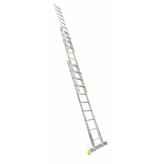 Lyte NELT330 EN131-2 Professional Three Section Extension Ladder (3x10 Rung - 7m)