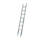 Lyte NELT125 EN131-2 Professional Single Section Aluminium Ladder (9 Rung - 2.4m)