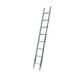 Lyte NELT125 EN131-2 Professional Single Section Aluminium Ladder (9 Rung - 2.4m)