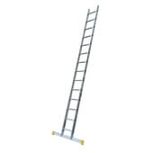 Lyte NELT140 EN131-2 Professional Single Section Aluminium Ladder (15 Rung - 4m)