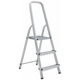 Lyte NENPL3 Lightweight Aluminium Platform Stepladder (3 Tread - 600mm Platform)