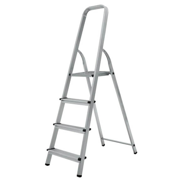 Lyte NENPL4 Lightweight Aluminium Platform Stepladder (4 Tread - 820mm Platform)