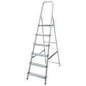 Lyte NENPL6 Lightweight Aluminium Platform Stepladder (6 Tread - 1.2m Platform)