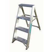 Lyte NBSBB4 Professional Aluminium Swingback Stepladder with Tool Tray (4 Tread - 790mm)