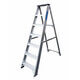 Lyte NBSBB7 Professional Aluminium Swingback Stepladder with Tool Tray (7 Tread - 1.5m)