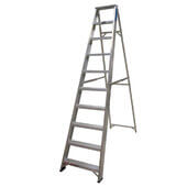 Lyte NESS10 Industrial Aluminium Swingback Stepladder (10 Tread - 2.1m)