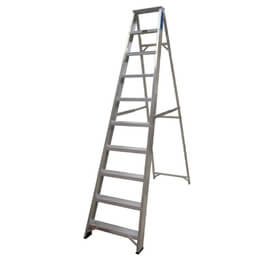 Lyte NESS10 Industrial Aluminium Swingback Stepladder (10 Tread - 2.1m)