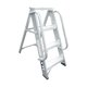 Lyte NESS4HR Industrial Swingback Steps with Handrails (4 Tread - 790mm)