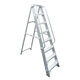 Lyte NESS8HR Industrial Swingback Steps with Handrails (8 Tread - 1.7m)