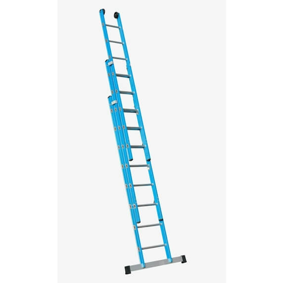 Lyte GFNELT225 EN131-2 Professional Two-Section Glassfibre Extension Ladder (2x8 Rung - 3.9m)