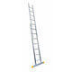 Lyte NGLT225 General Trade Lightweight Double Extension Ladder (2x7 Rung - 3.3m)