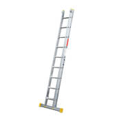 Lyte NGLT230 General Trade Lightweight Double Extension Ladder (2x9 Rung - 4.4m)